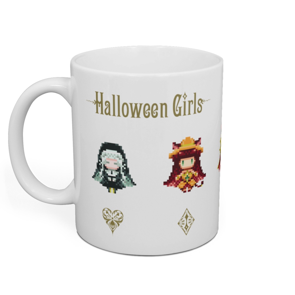 Halloween Girls マグカップ -ドットver-