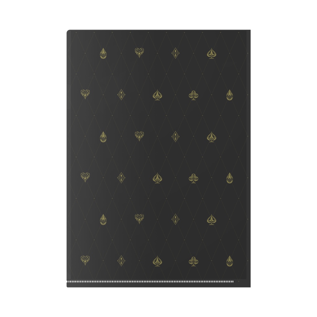 Halloween Girls A4クリアファイル -ドットver(白/黒)-