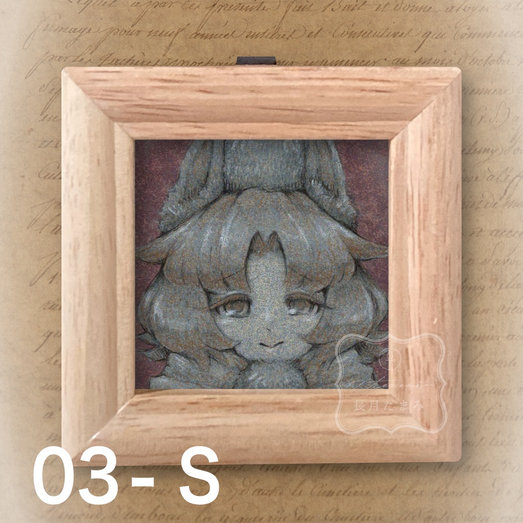 【冬限定】ドローイング・ミニ原画 -くすみカラー(冬の装い)-