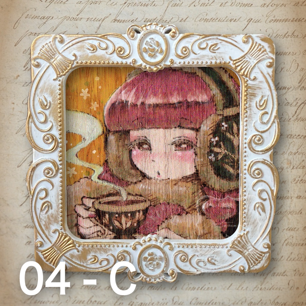 【冬限定】ウッドバーニング原画/冬の装い