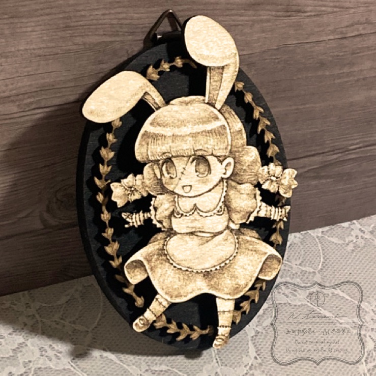 木工アート『ハッピー・イースター』