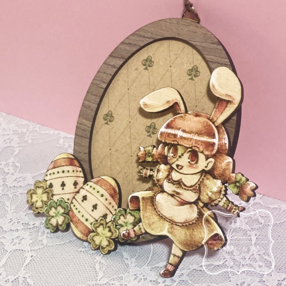 木工アート『ハッピー・イースター』