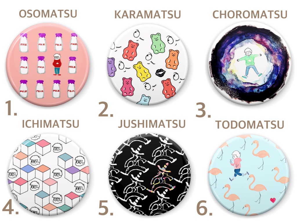 おれたちむつご缶バッジ