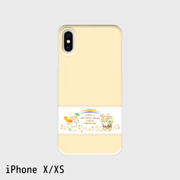 ピッフィー&パッピィー オレンジストライプ スマートフォンケース