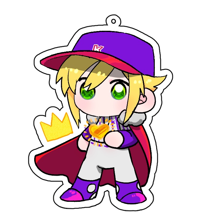 キングアクリルキーホルダー