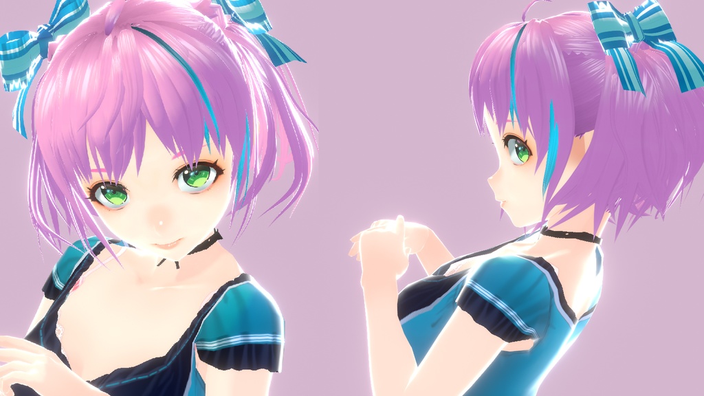 【Vroidモデル】キャラクター&衣装セット