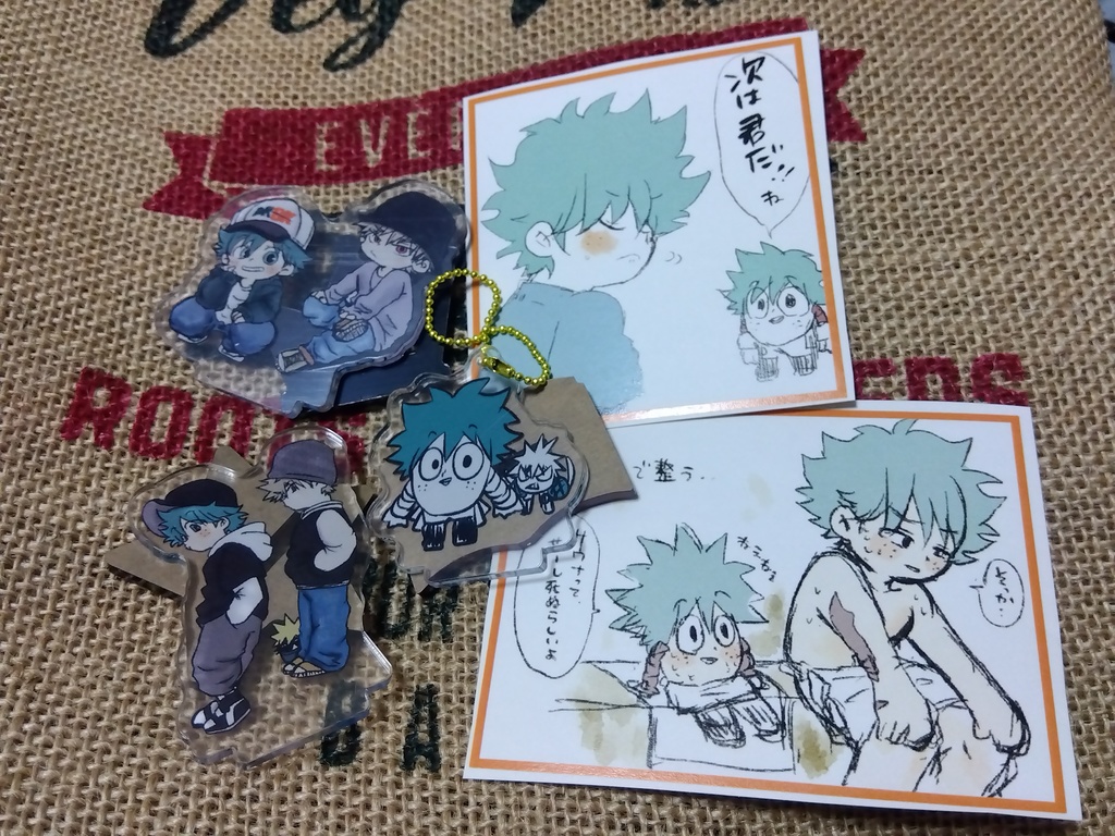 でかつアクスタ①＋② 上半身アクスタおまけ付き