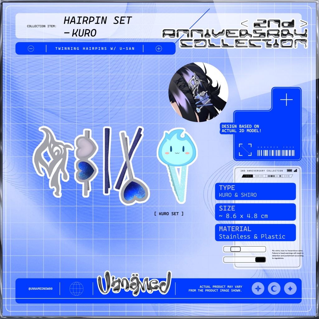 2nd Anniversary Collection Hairpin set