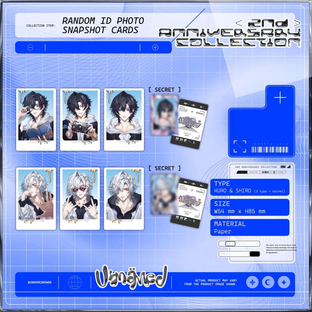 2nd Anniversary Collection Random ID Photo Snapshot cards
