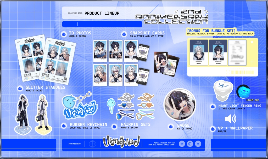 2nd Anniversary Collection Bundle Set + Special Student ID