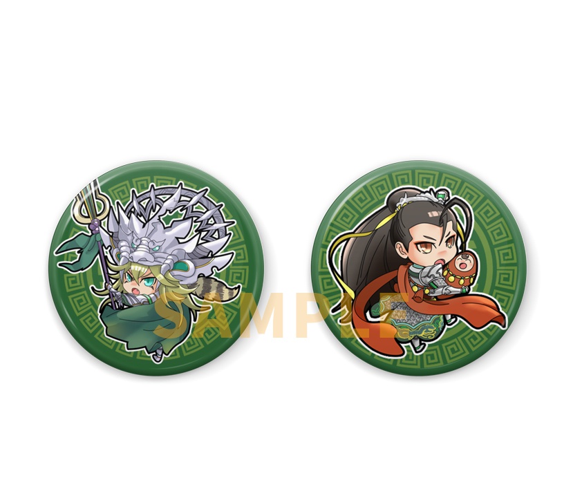 馬超＆趙雲 缶バッジセット