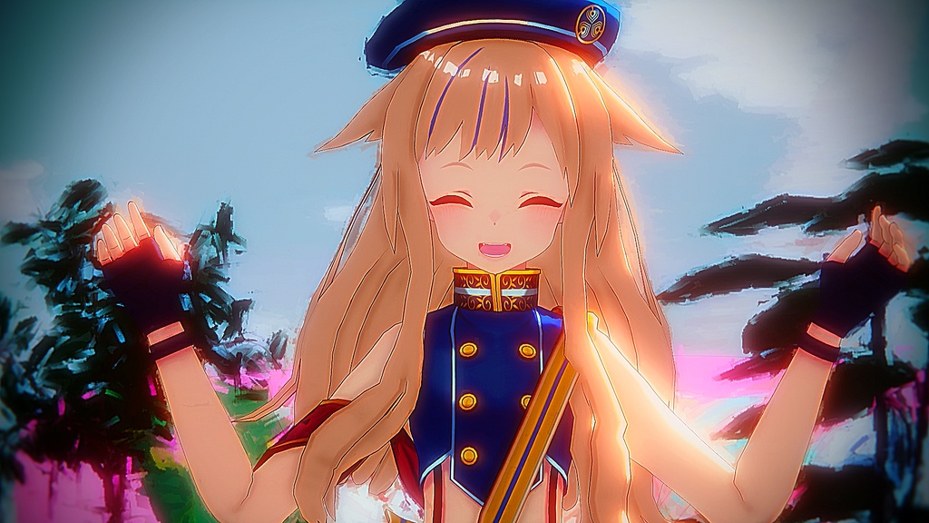 【MMD】フカヒレタイム「いないいないばあ!」【モーション配布】