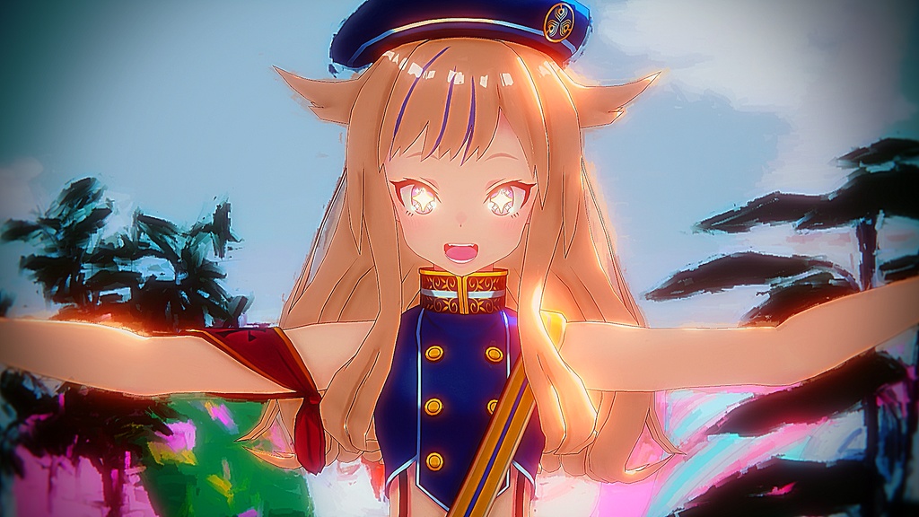 【MMD】フカヒレタイム「いないいないばあ!」【モーション配布】