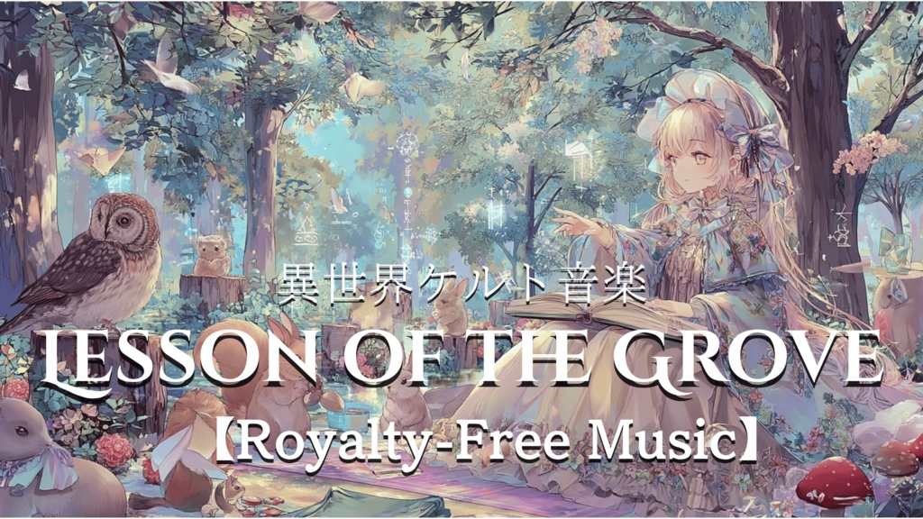 【異世界ケルト音楽】Lesson of the Grove【Royalty-Free Music】