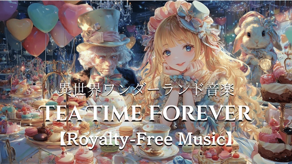 【異世界ワンダーランド音楽】TEA TIME FOREVER【Royalty-Free Music】