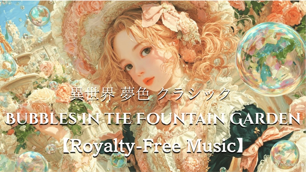 【異世界 夢色 クラシック】BUBBLES IN THE FOUNTAIN GARDEN【Royalty-Free Music】