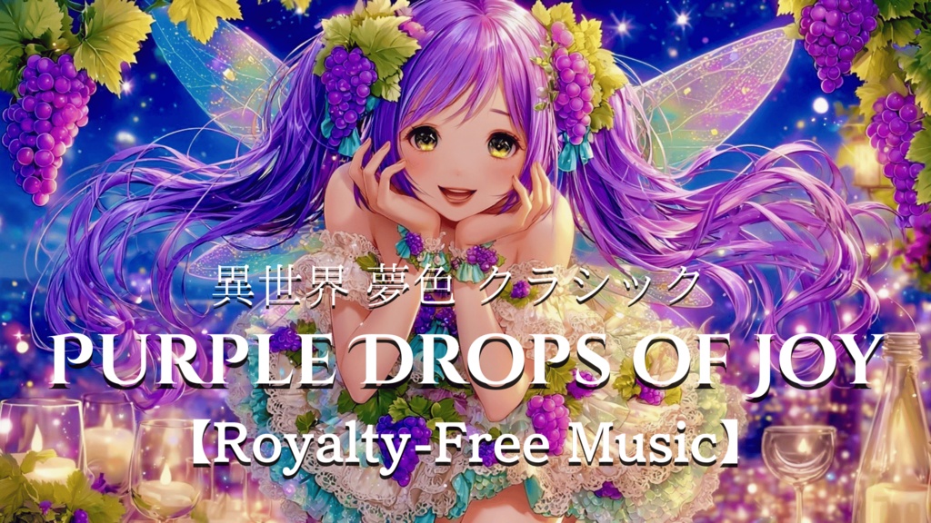 【異世界 夢色 クラシック】PURPLE DROPS OF JOY【Royalty-Free Music】