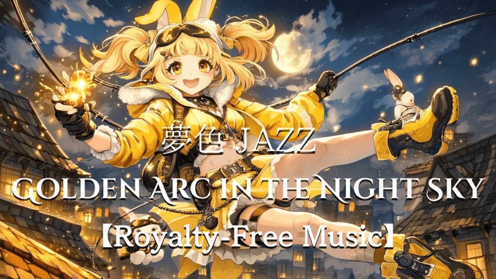 【夢色 JAZZ】GOLDEN ARC IN THE NIGHT SKY【Royalty-Free Music】