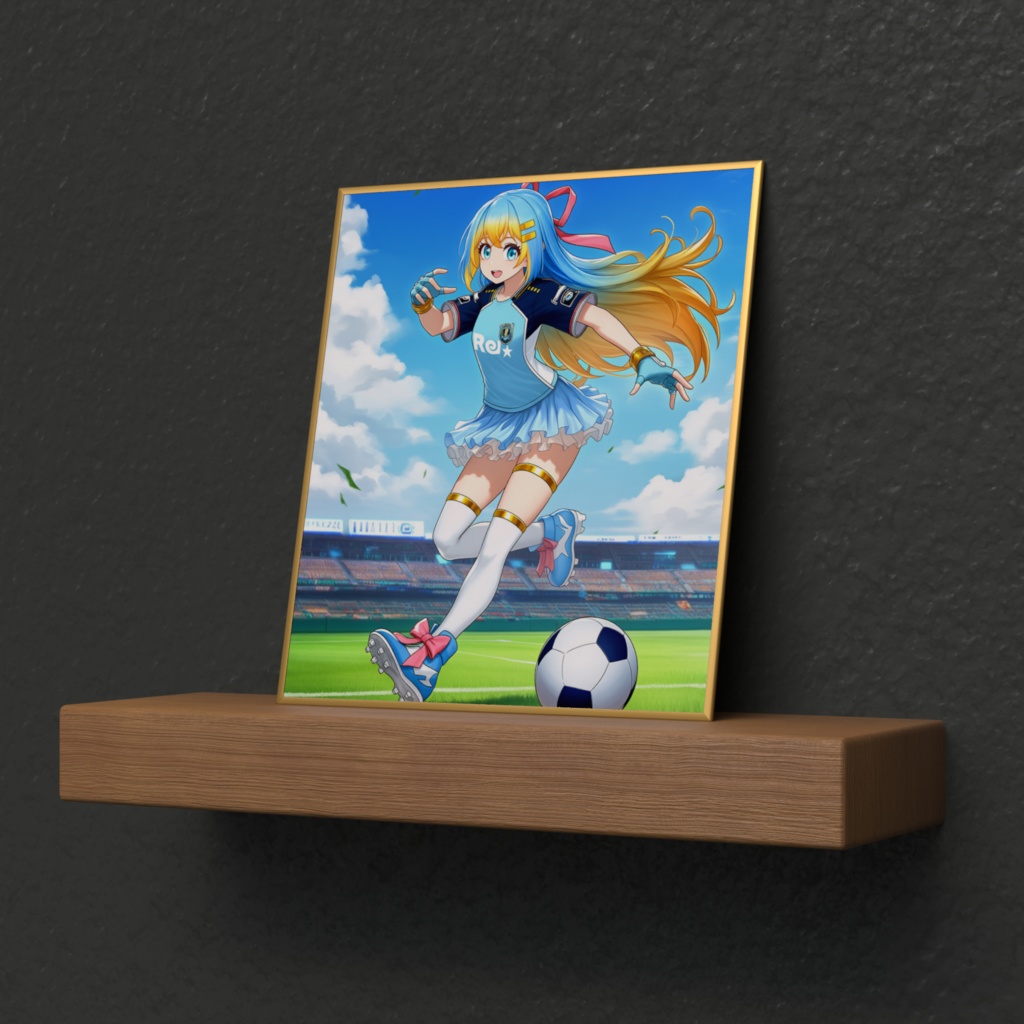 カラーミニ色紙#1(AI生成画像)