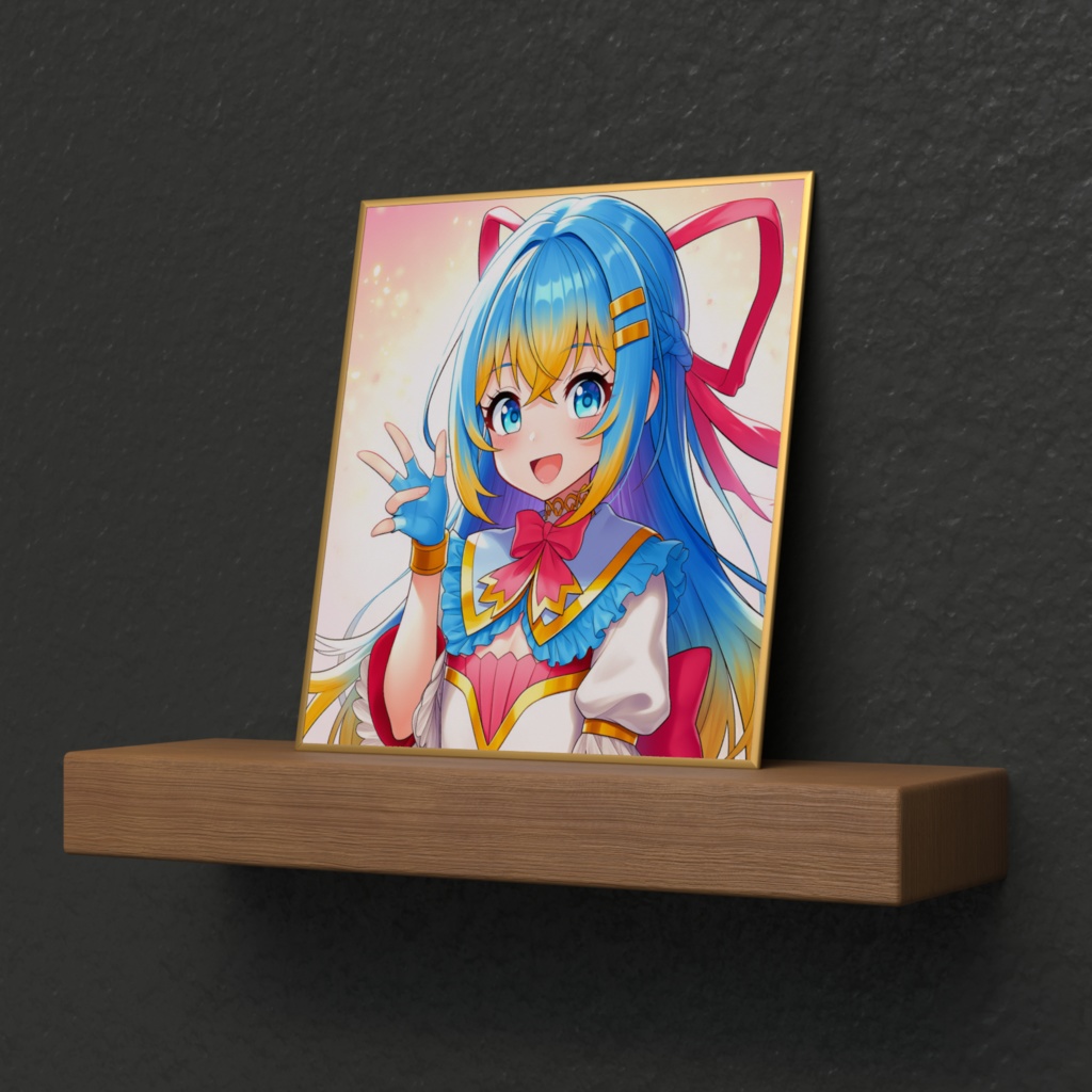 カラーミニ色紙#2(AI生成画像)