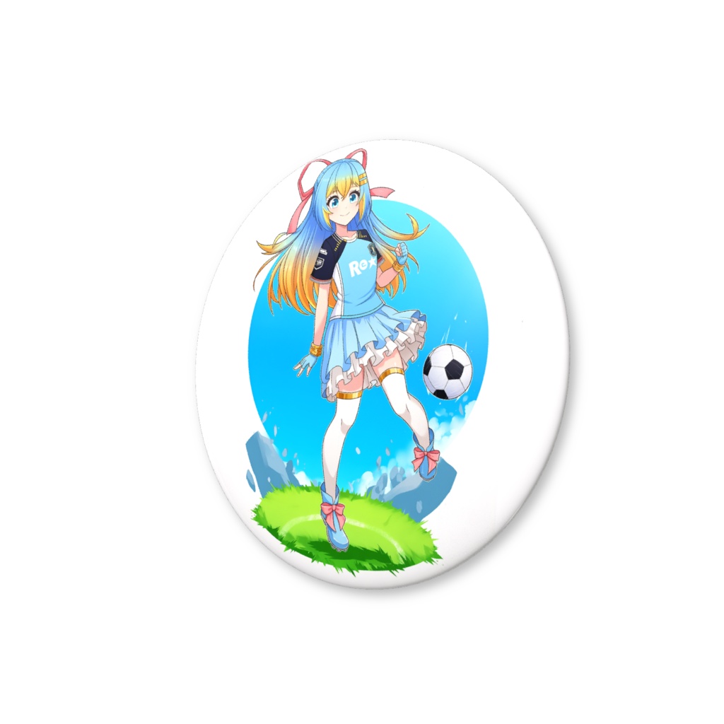 缶バッジ44mm #2 (AI生成画像)※左手指が少しおかしいけどお気に入り