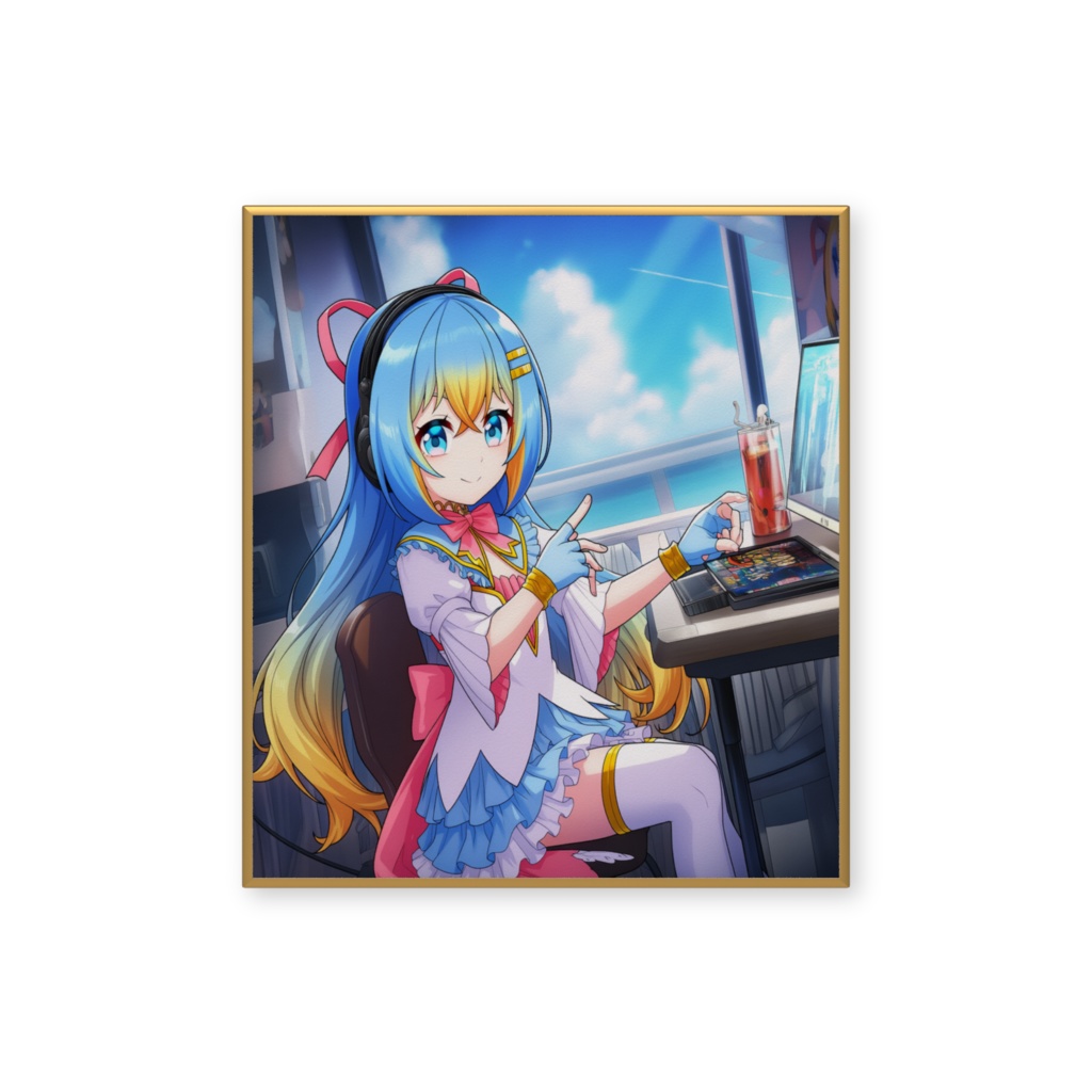 ミニ色紙#4(AI生成画像)