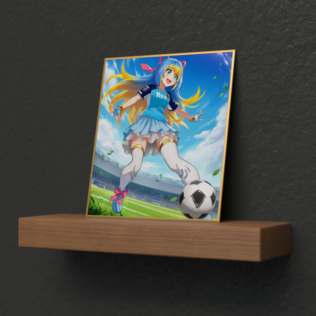 ミニ色紙#5(AI生成画像)