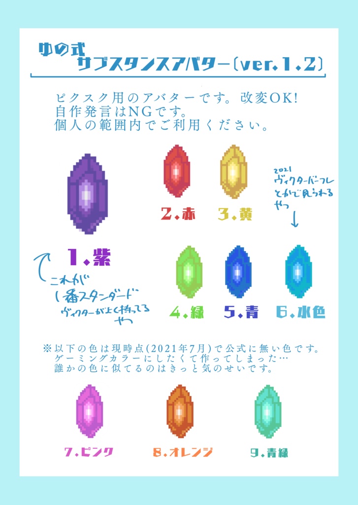 ゆの式サブスタンスアバター(ver.1.2)