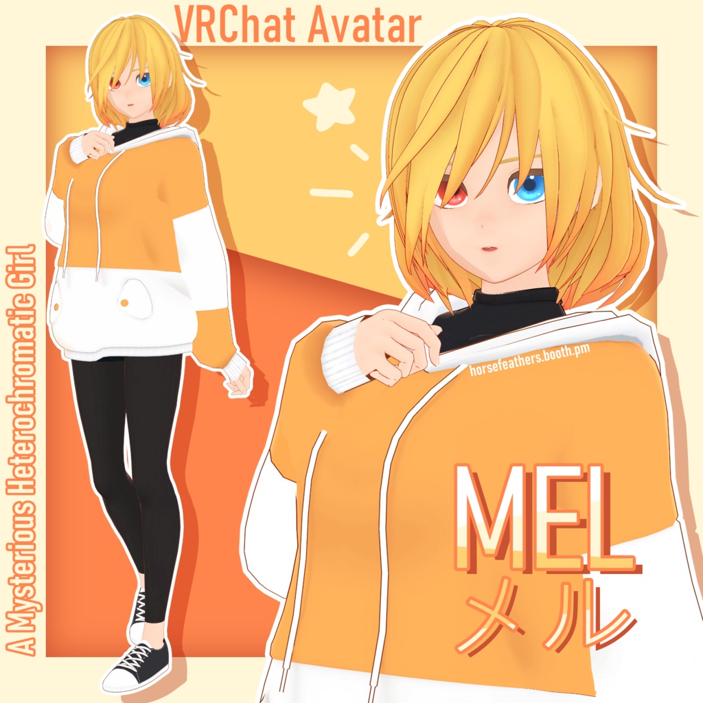 [Mel] 3D Model (VRChat Avatar)