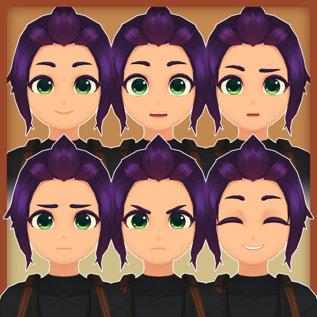 [Handie] 3D Model (FREE VRChat Avatar) - horsefeathers - 6/6