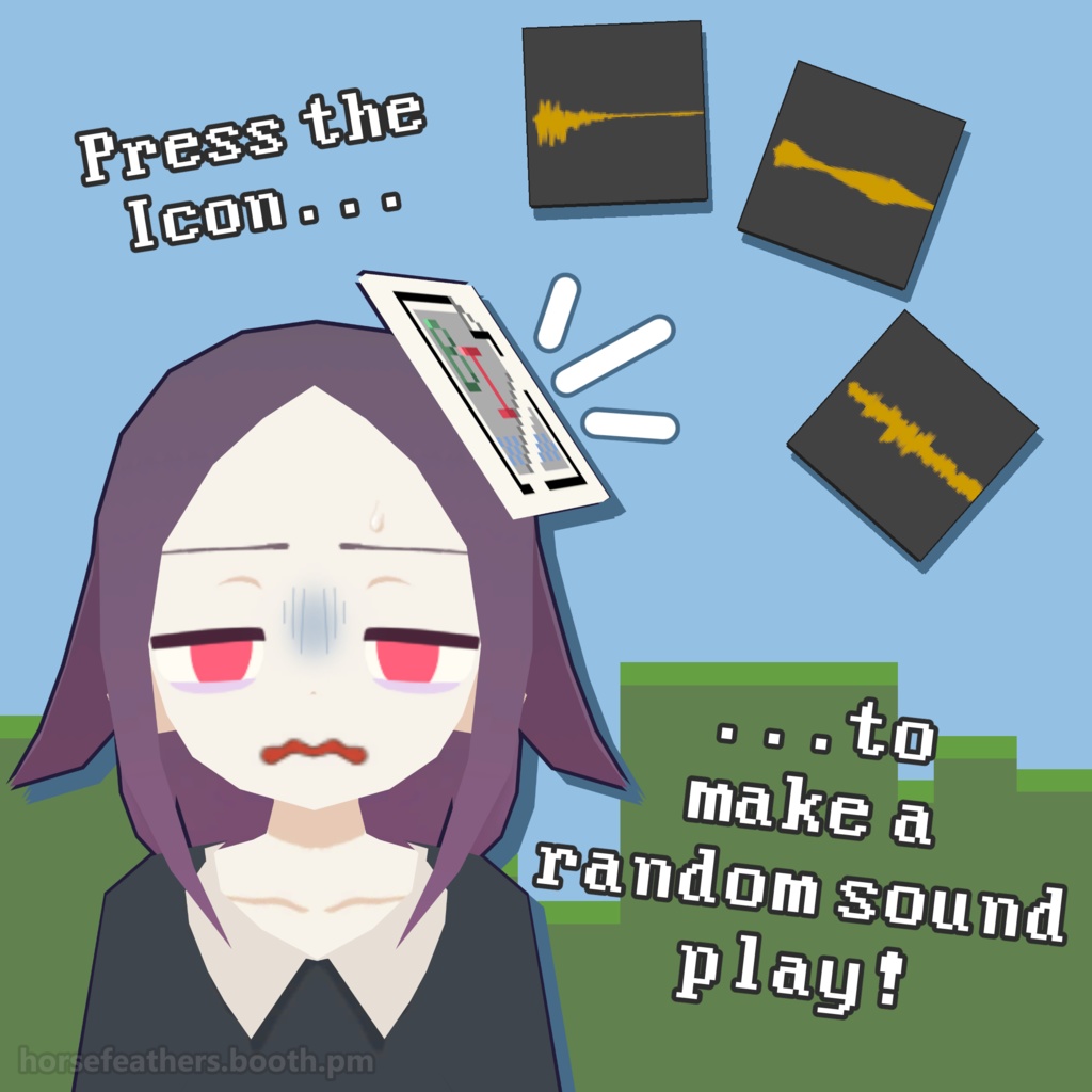 [BI-Tan] 3D Model (VRChat Avatar) - horsefeathers - 4/4