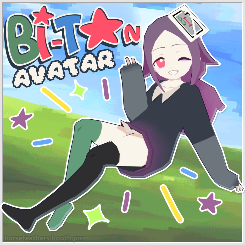 [BI-Tan] 3D Model (VRChat Avatar)