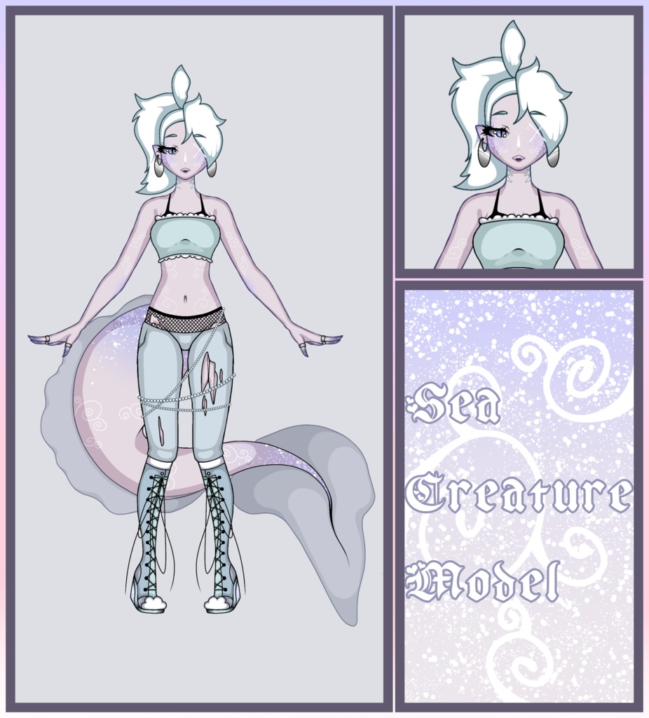 [Live2D] Sea Creature Model