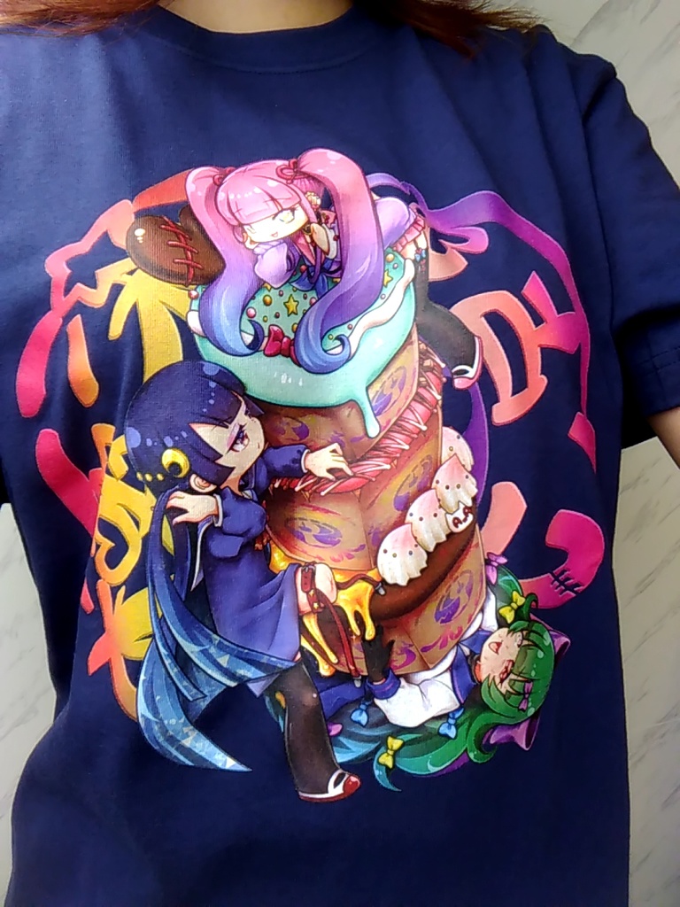 架空の欠損ガールズバンド🌈極楽不足🌈【Tシャツ/大判タオル】