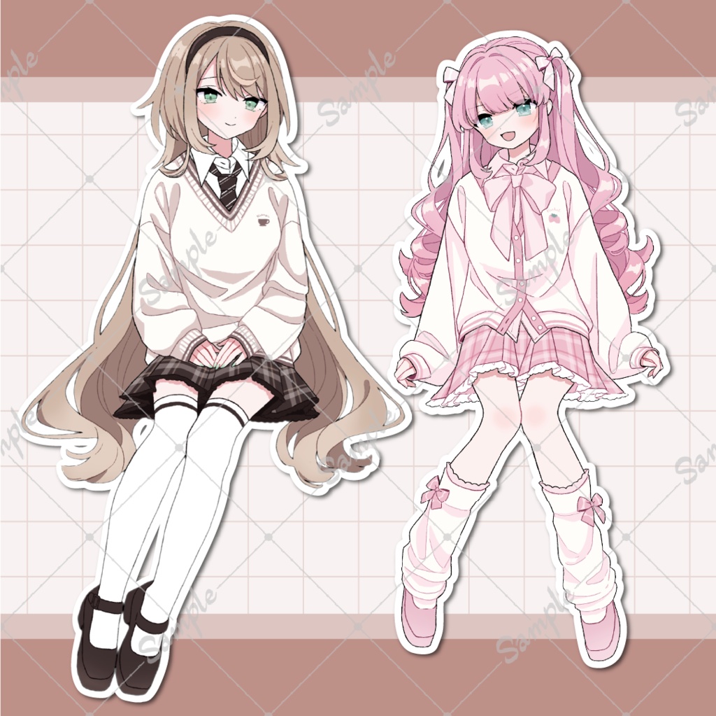 Latteお座りアクスタVer.制服 #TakeoutLatte