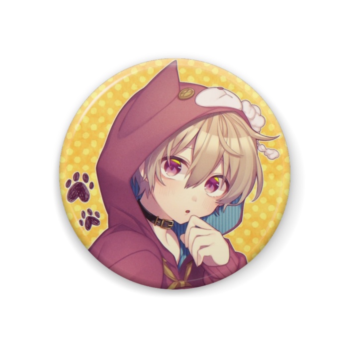 【57mm】缶バッジ#01ver中の人パーカー