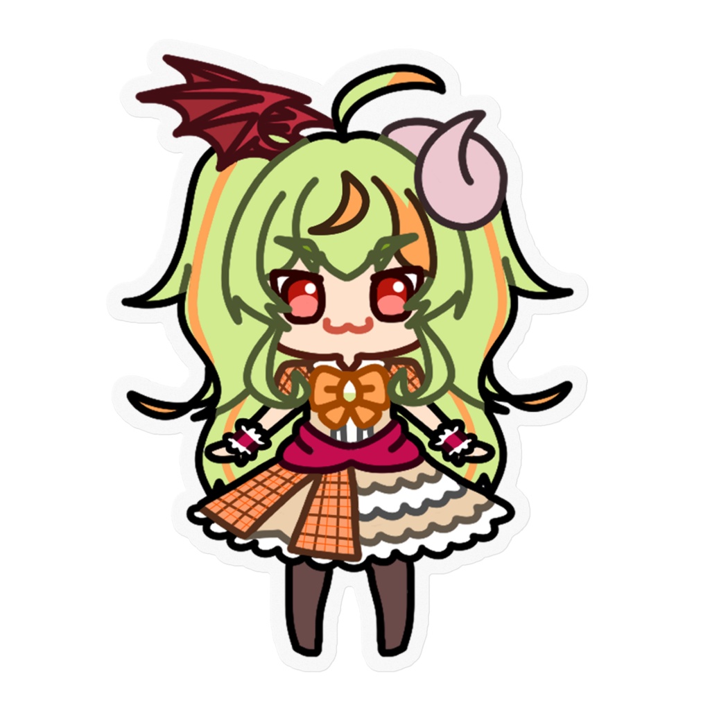 めーすぱの立ち絵ちゃんステッカー