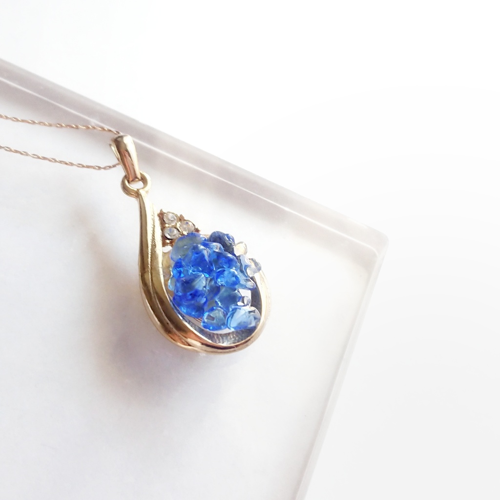 ガラスの紫陽花【アクセサリーセット】