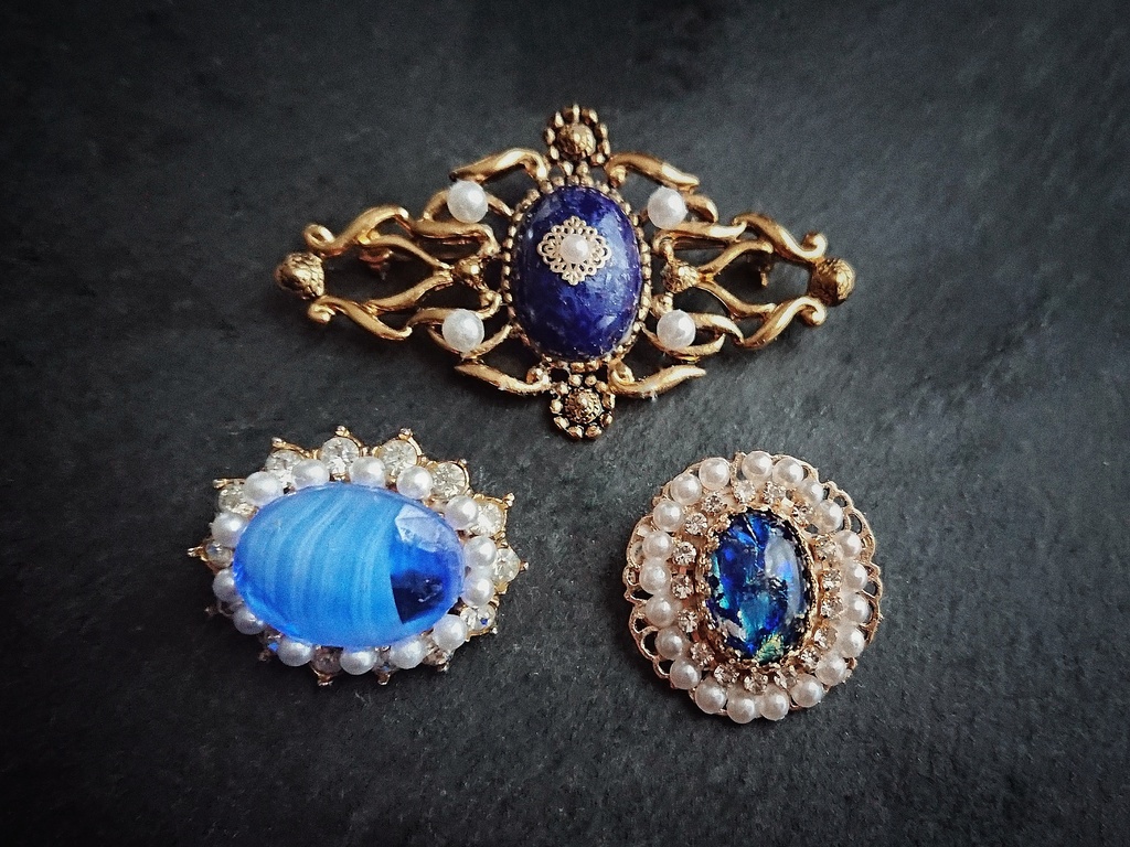 BLUE BAROQUE [ブローチ]