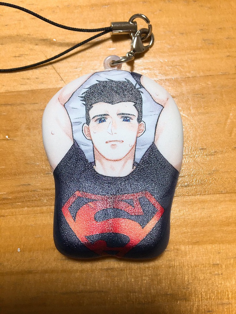SUPERBOYミリおっぱいマウスパットストラップ