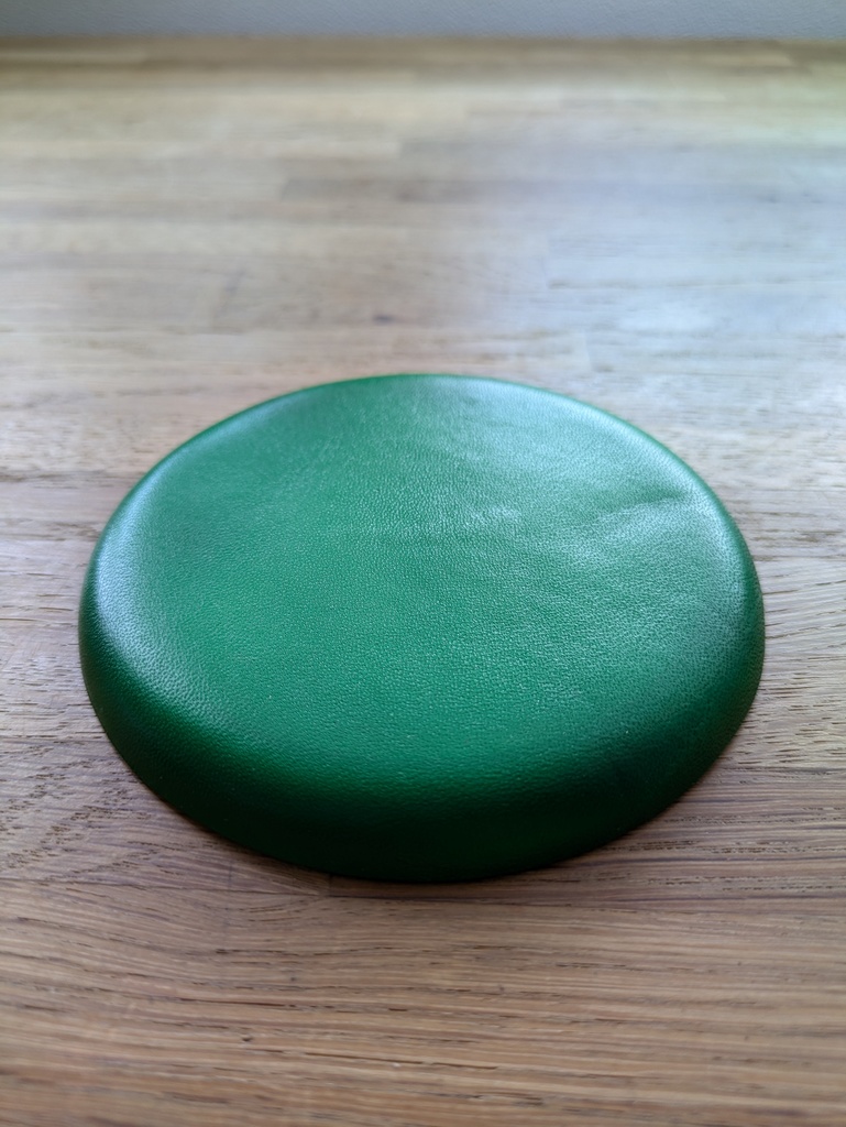 革のトレー(グリーン)