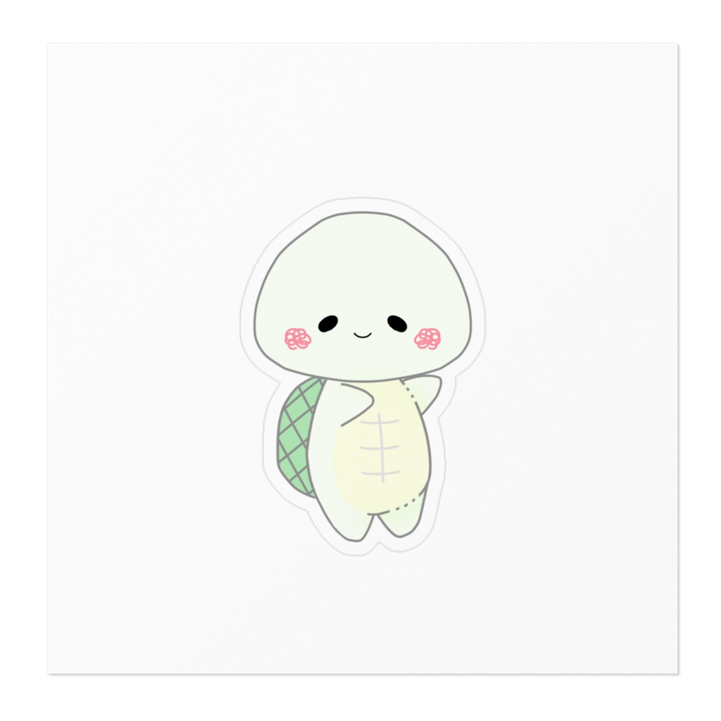 亀さんステッカー