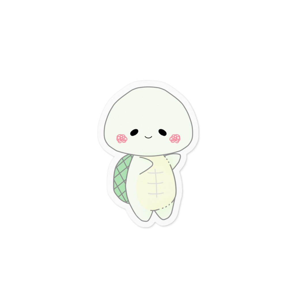 亀さんステッカー