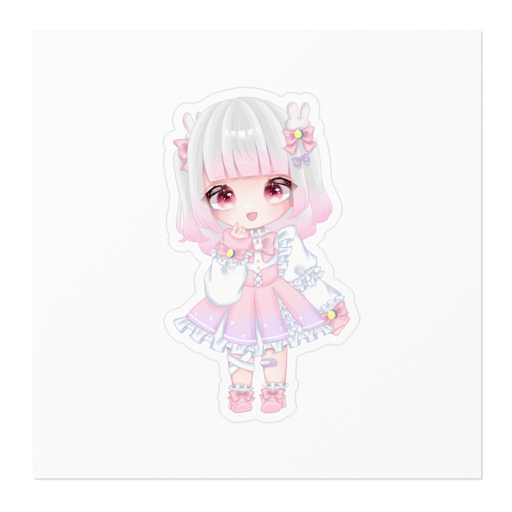 活動1周年ステッカー