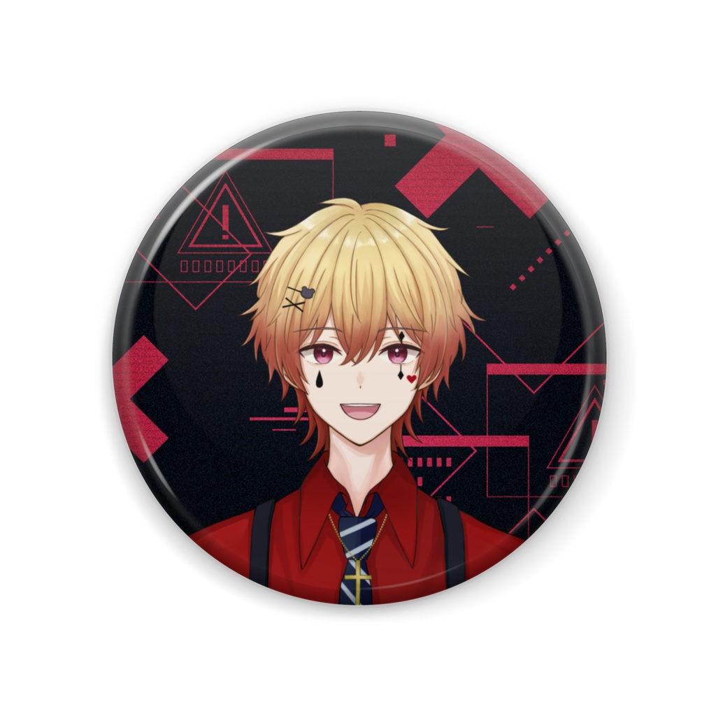 綾辻ユン　缶バッジ1