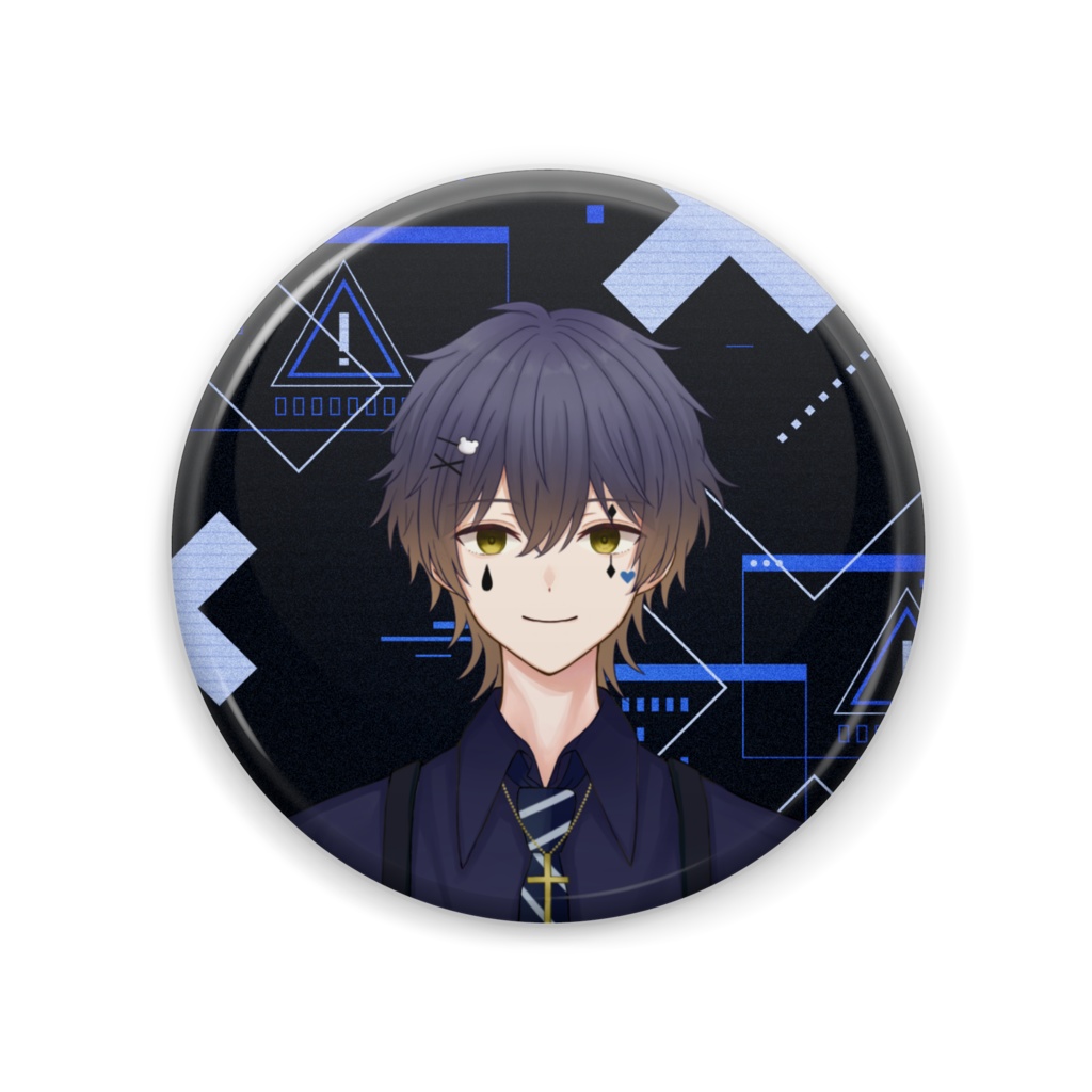 綾辻ユン　缶バッジ2