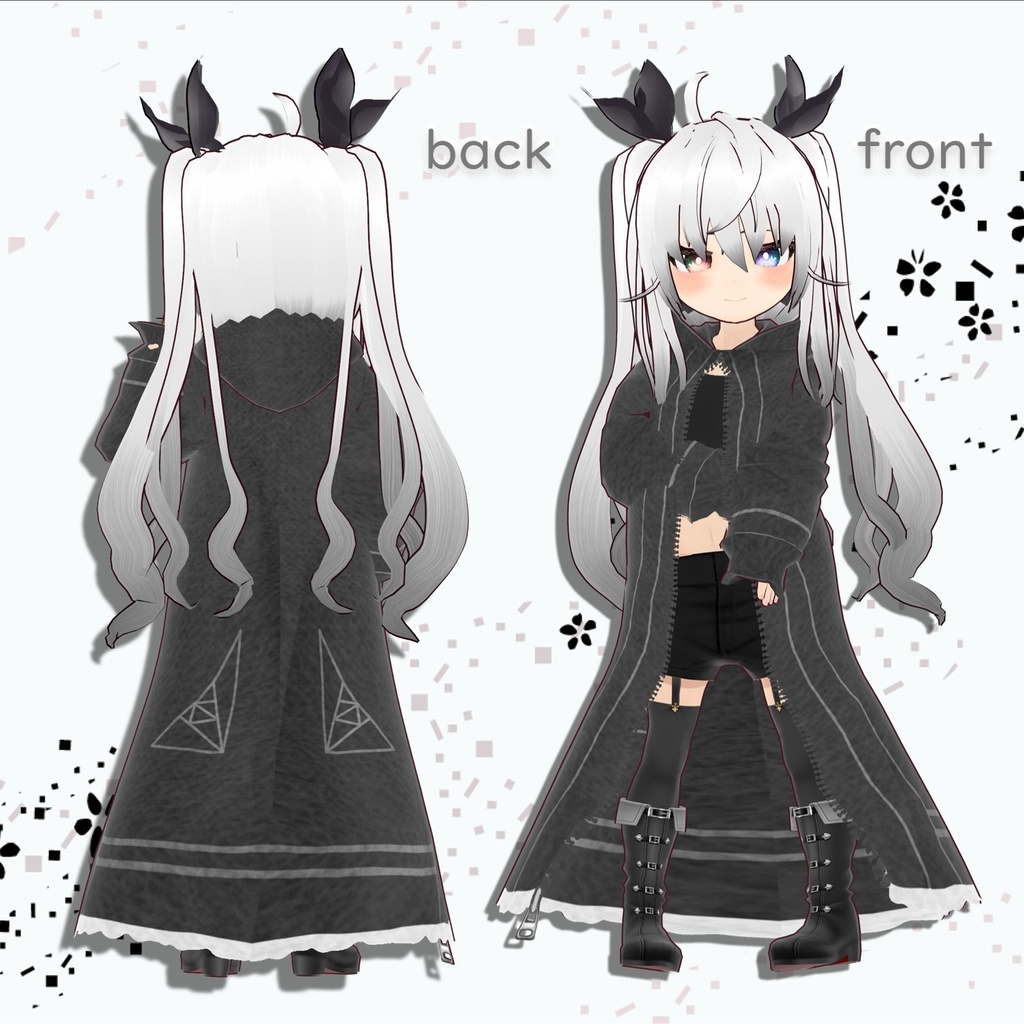 【vrmアバター】サテライト(Satrllite)【2タイプ有】