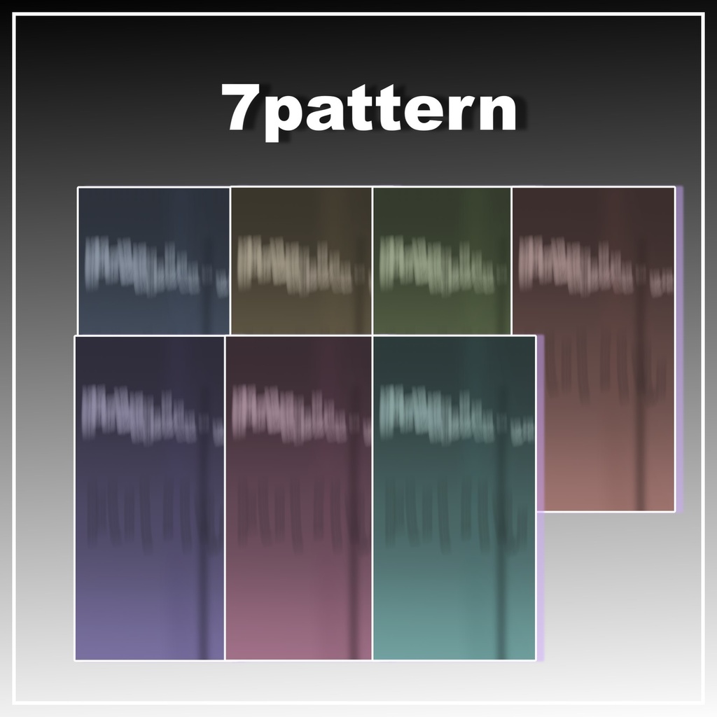 【hair_Texture】ハイライトグラデーションテクスチャ【Vroid_fashion】