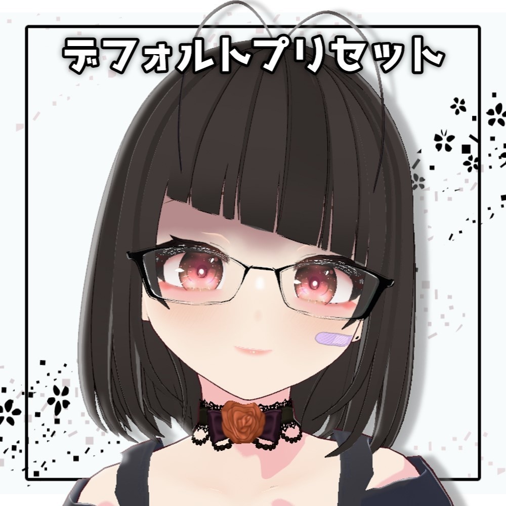 【Vroid Hair preset】アシンメトリーヘア【vroid custom item】