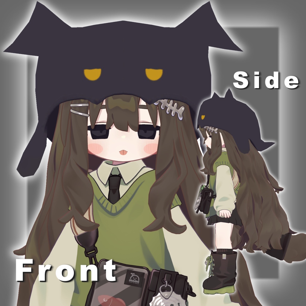 【MA設定済み】こうもり帽子(おまけ付き)\BatCap with bonus【キプフェル専用】